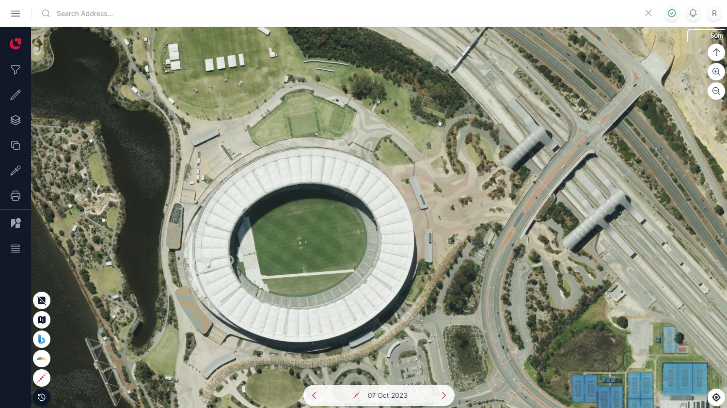 Satellite Imagery Screenshot